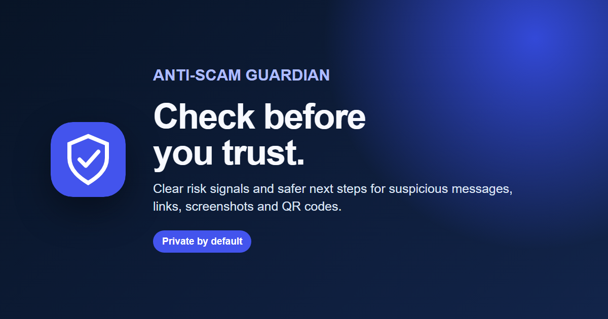 Anti-Scam Guardian